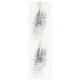 thumbnail image 1 of SAFAVIEH Fontana Darrin Abstract Shag Runner Rug, Grey/Ivory, 2'3" x 12', 1 of 8