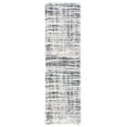thumbnail image 1 of SAFAVIEH Fontana Deacon Abstract Shag Runner Rug, Grey/Ivory, 2'3" x 8', 1 of 8
