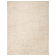 SAFAVIEH Fontana Jamie Solid Shag Area Rug, Creme, 10' x 14'