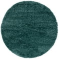 thumbnail image 1 of SAFAVIEH Fontana Jamie Solid Shag Area Rug, Dark Green, 6'7" x 6'7" Round, 1 of 7