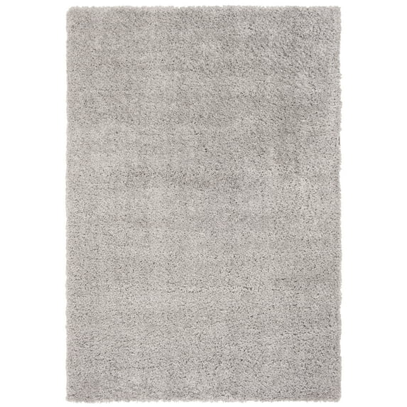 SAFAVIEH Fontana Jamie Solid Shag Area Rug, Grey, 3' x 5'