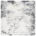 thumbnail image 1 of SAFAVIEH Fontana Jamie Solid Shag Area Rug, Ivory, 5'3" x 5'3" Round, 1 of 9