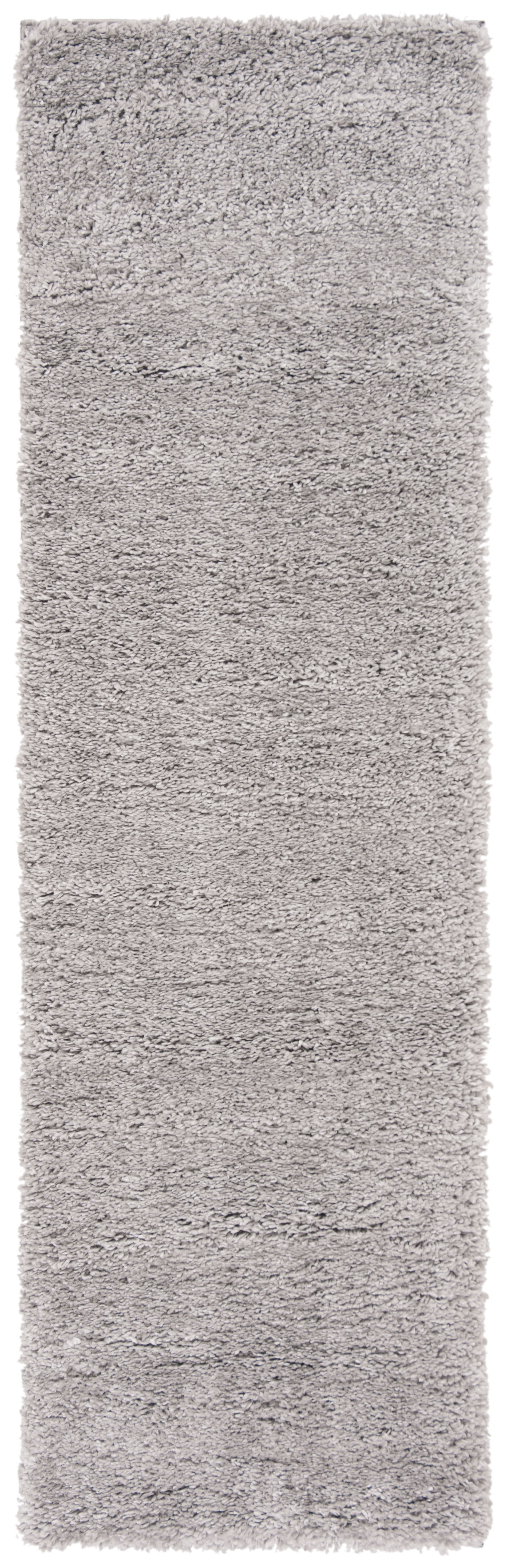 SAFAVIEH Fontana Jamie Solid Shag Runner Rug, Grey, 2'3" x 10'