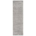 thumbnail image 1 of SAFAVIEH Fontana Jamie Solid Shag Runner Rug, Grey, 2'3" x 6', 1 of 6