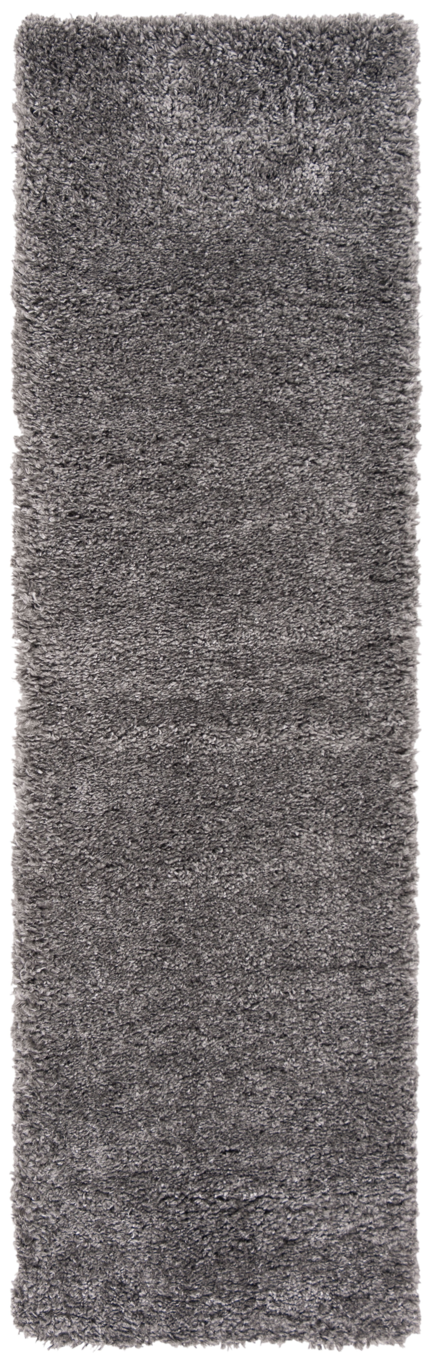 Jamie Rug SAFAVIEH Fontana Jamie Solid Shag Runner Rug, Silver, 2'3