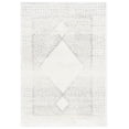 thumbnail image 1 of SAFAVIEH Fontana Shag Damhan Diamond Plush Area Rug, Ivory/Grey, 9' x 12', 1 of 8