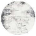 thumbnail image 1 of SAFAVIEH Fontana Shag Damion Camo Plush Area Rug, Ivory/Grey, 6'7" x 6'7" Round, 1 of 8