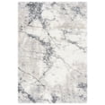 thumbnail image 1 of SAFAVIEH Fontana Shag Damri Classic Plush Area Rug, Ivory/Grey, 5'3" x 7'6", 1 of 8