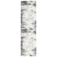 thumbnail image 1 of SAFAVIEH Fontana Shag Damri Classic Plush Runner Rug, Ivory/Grey, 2'3" x 8', 1 of 8