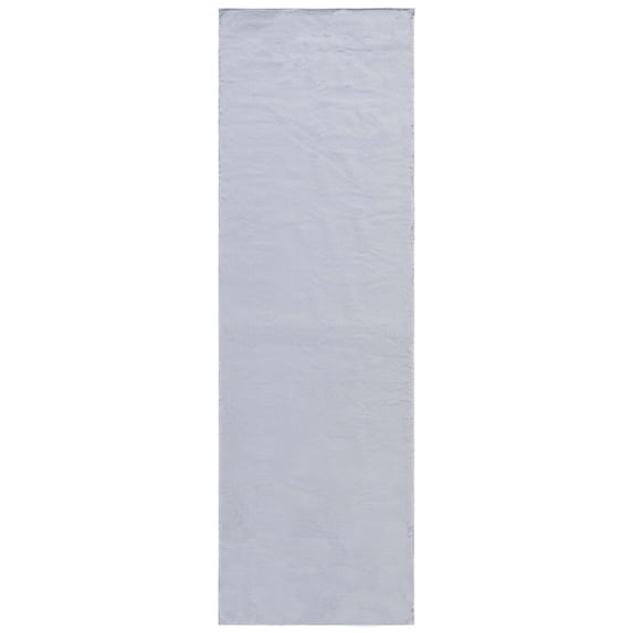 SAFAVIEH Fontana Shag Danica Striped Plush Area Rug, Ivory/Pink, 3' x 3' Round