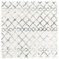 thumbnail image 1 of SAFAVIEH Fontana Shag Daniel Diamond Plush Area Rug, Ivory/Grey, 5'3" x 5'3" Square, 1 of 9