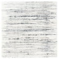 thumbnail image 1 of SAFAVIEH Fontana Shag Danny Abstract Plush Area Rug, Ivory/Grey, 3' x 3' Square, 1 of 9
