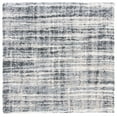 thumbnail image 1 of SAFAVIEH Fontana Shag Darden Abstract Plush Area Rug, Grey/Ivory, 6'7" x 6'7" Square, 1 of 8