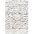 thumbnail image 1 of SAFAVIEH Fontana Shag Darin Geometric Plush Area Rug, Ivory/Grey, 2'3" x 4', 1 of 8
