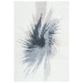 thumbnail image 1 of SAFAVIEH Fontana Shag Darrin Abstract Plush Area Rug, Grey/Ivory, 10' x 14', 1 of 8