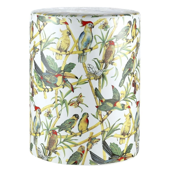 SAFAVIEH Forla 18" Coastal Animal Ceramic Garden Stool, Multi