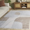 thumbnail image 1 of Safavieh Forum Gisselle Abstract Area Rug, Ivory/Gray Brown, 5' x 7', 1 of 10