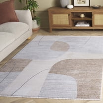Safavieh Forum Gisselle Abstract Area Rug, Ivory/Gray Brown, 5' x 7'