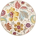 thumbnail image 1 of SAFAVIEH Four Seasons Blair Floral Area Rug, Ivory/Grey, 6' x 6' Round, 1 of 4