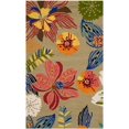 thumbnail image 1 of SAFAVIEH Four Seasons Caelan Novelty Flowers Area Rug, Light Olive/Green, 2'4" x 4', 1 of 4