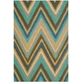 thumbnail image 1 of SAFAVIEH Four Seasons Carolus Geometric Area Rug, Blue/Multi, 4' x 6', 1 of 5