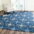 thumbnail image 1 of SAFAVIEH Four Seasons Chelsea Medallion Polyester Area Rug, Navy/Ivory, 8' x 10', 1 of 6