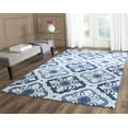 thumbnail image 1 of SAFAVIEH Four Seasons Cuthbert Geometric Area Rug, Navy/Blue, 3'6" x 5'6", 1 of 5