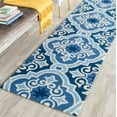 thumbnail image 1 of SAFAVIEH Four Seasons Cuthbert Geometric Runner Rug, Navy/Blue, 2'3" x 8', 1 of 6