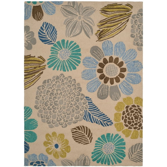 SAFAVIEH Four Seasons Daria Abstract Area Rug, Grey, 5' x 7'