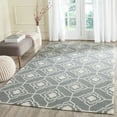 thumbnail image 1 of SAFAVIEH Four Seasons Delbert Trellis Polyester Area Rug, Grey/Ivory, 3'6" x 5'6", 1 of 6