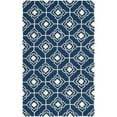 thumbnail image 1 of SAFAVIEH Four Seasons Delbert Trellis Polyester Area Rug, Navy/Ivory, 5' x 8', 1 of 3