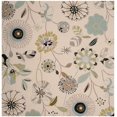 thumbnail image 1 of SAFAVIEH Four Seasons Derren Novelty Flowers Area Rug, Ivory/Blue, 6' x 6' Square, 1 of 5