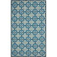 thumbnail image 1 of SAFAVIEH Four Seasons Dionne Geometric Floral Area Rug, Blue, 6' x 6' Square, 1 of 4