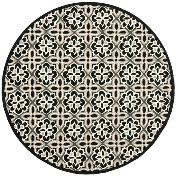 SAFAVIEH Four Seasons FRS448A Black / Ivory Rug