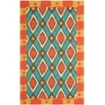 thumbnail image 1 of SAFAVIEH Four Seasons FRS455L Light Blue / Red Rug, 1 of 10