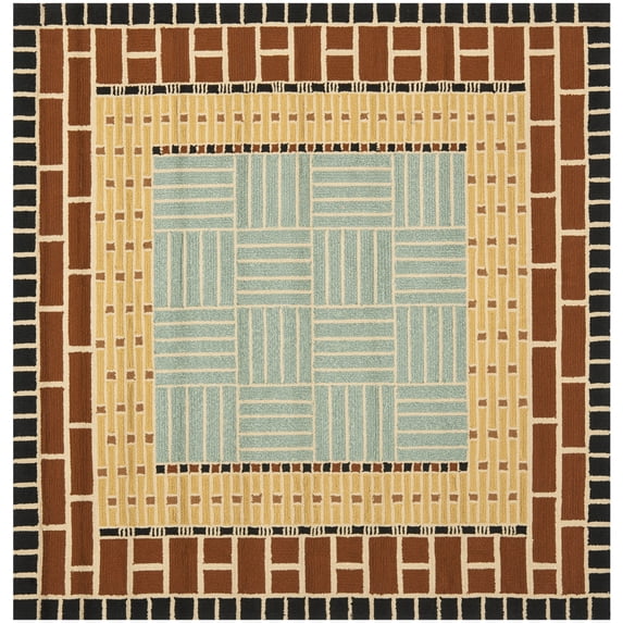 SAFAVIEH Four Seasons FRS476A Brown / Blue Rug
