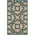 thumbnail image 1 of SAFAVIEH Four Seasons Gracelyn Geometric Area Rug, Ivory/Aqua, 2'3" x 3'9", 1 of 4