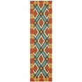 thumbnail image 1 of SAFAVIEH Four Seasons Isidora Geometric Runner Rug, Light Blue/Red, 2'3" x 8', 1 of 4