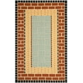 thumbnail image 1 of SAFAVIEH Four Seasons Janne Bordered Area Rug, Brown/Blue, 8' x 10', 1 of 4