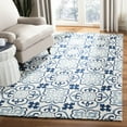 thumbnail image 1 of SAFAVIEH Four Seasons Katelynn Damask Polyester Area Rug, Blue/Ivory, 5' x 8', 1 of 7