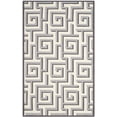 thumbnail image 1 of SAFAVIEH Four Seasons Lazar Geometric Polyester Area Rug, Ivory/Grey, 3'6" x 5'6", 1 of 5