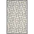 thumbnail image 1 of SAFAVIEH Four Seasons Lazar Geometric Polyester Area Rug, Ivory/Grey, 5' x 8', 1 of 5