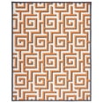 thumbnail image 1 of SAFAVIEH Four Seasons Lazar Geometric Polyester Runner Rug, Ivory/Brown, 2'3" x 8', 1 of 4