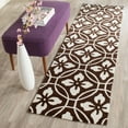 thumbnail image 1 of SAFAVIEH Four Seasons Lilibeth Geometric Runner Rug, Chocolate/Ivory, 2'3" x 8', 1 of 6