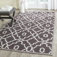 thumbnail image 1 of SAFAVIEH Four Seasons Nowell Geometric Polyester Area Rug, Dark Grey/Ivory, 3'6" x 5'6", 1 of 6