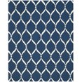 thumbnail image 1 of SAFAVIEH Four Seasons Rionach Geometric Polyester Area Rug, Navy/Ivory, 5' x 8', 1 of 5