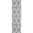 thumbnail image 1 of SAFAVIEH Four Seasons Rionach Geometric Polyester Runner Rug, Grey/Ivory, 2'3" x 8', 1 of 7
