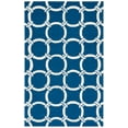 thumbnail image 1 of SAFAVIEH Four Seasons Soren Geometric Polyester Area Rug, Navy/Ivory, 3'6" x 5'6", 1 of 8