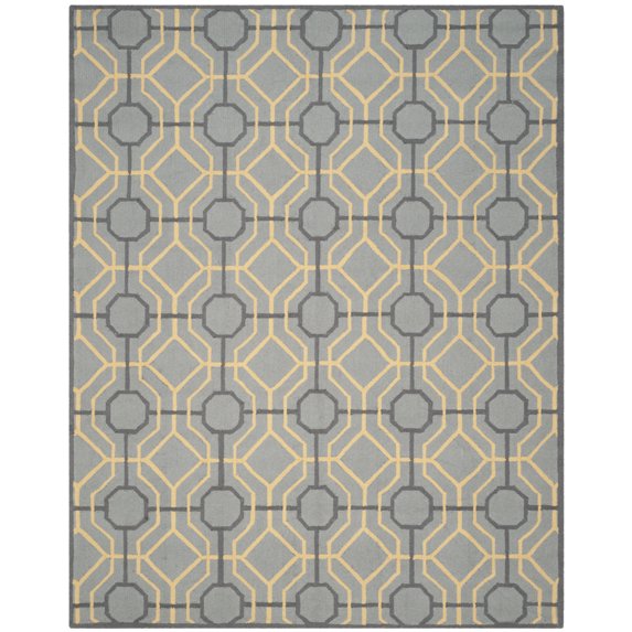 SAFAVIEH Four Seasons Tylar Geometric Area Rug, Grey/Gold, 8' x 10'