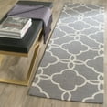 thumbnail image 1 of SAFAVIEH Four Seasons Vaska Geometric Runner Rug, Grey/Ivory, 2'3" x 8', 1 of 6